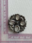Vintage Czech Glass Rhinestone Button — photo 3