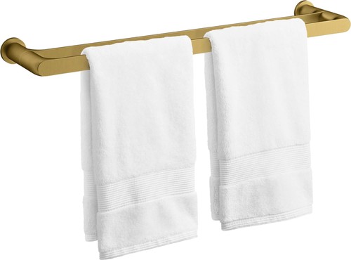 Kohler 97496-2MB AVID® 24" Double-Towel, Vibrant Brushed Moderne Brass - Picture 2 of 2