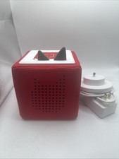 Tonies Toniebox Audio Player with Charger Kids Music Box Red