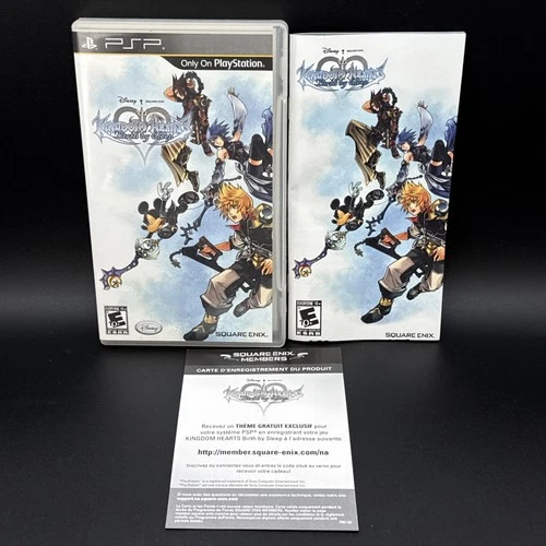 Kingdom Hearts: Birth by Sleep (PlayStation Portable PSP, 2010) CIB W Manual