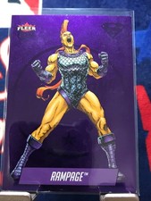RAMPAGE M-29  2026 Fleer Ultra DC Superman PURPLE MEDALLIONS