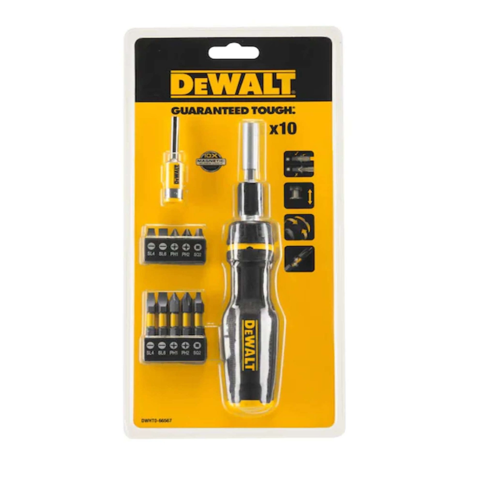 Set 8 chiavi esagonali a brugola tascabile per lavori pesanti - Dewalt DWHT07026