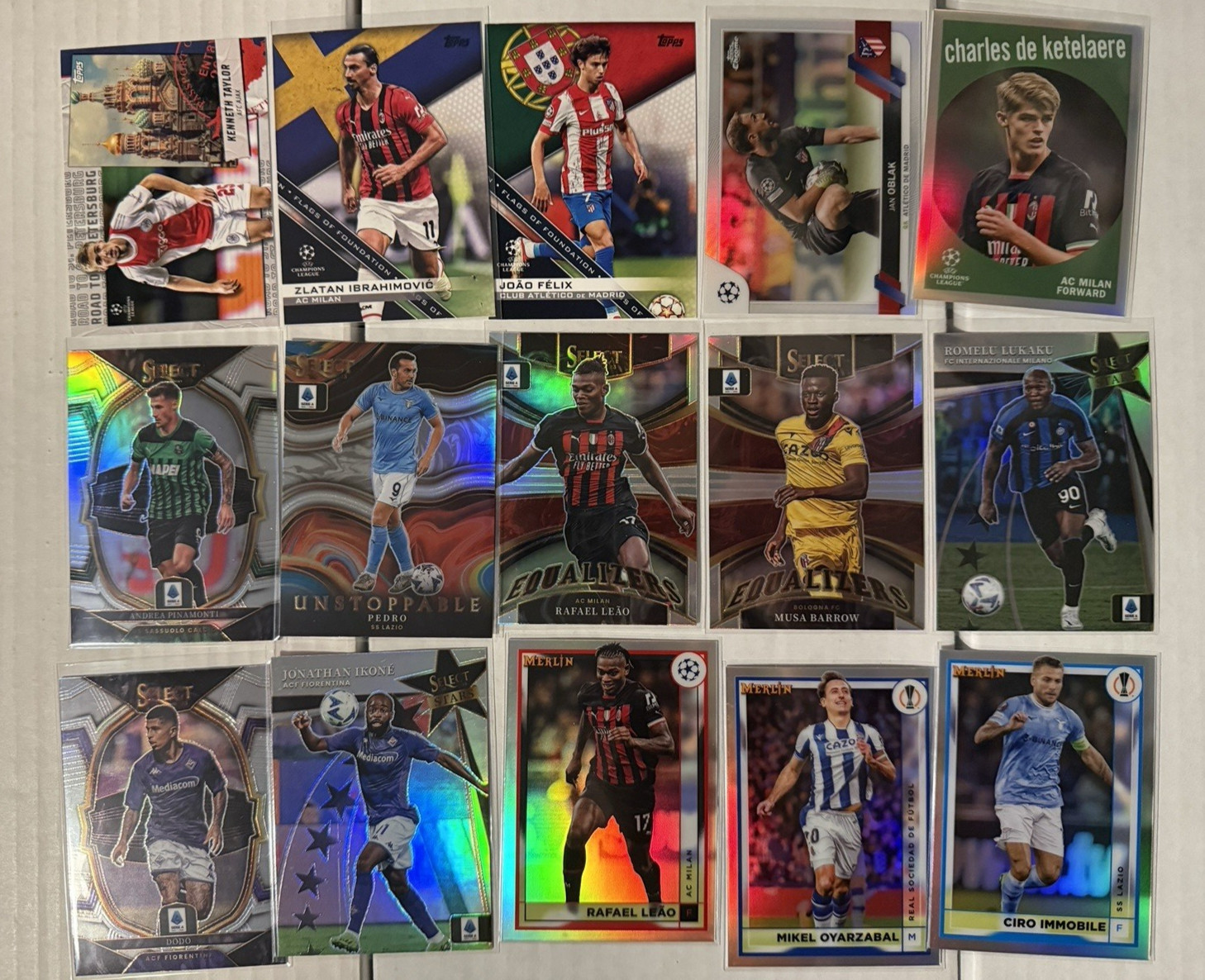 2021-25 Topps Panini Soccer RC Prizm Lot of 60 All various European Teams view 4