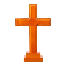 Wood Standing Cross Wooden Wall Cross with Stand Catholic Wall Cross with Sta...