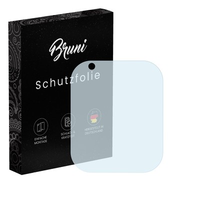 Bruni 2x Folie für Kidsnav Stealth Schutzfolie Displayschutzfolie