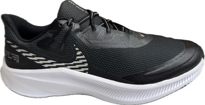 Nike Men's Quest 3 Shield Black White Grey Sneakers Size11.5, CQ8894 001