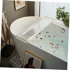Bathtub Tray Acrylic Bath Tray Bathtub Caddy Non-Slip Bath Tub Tray Table Clear