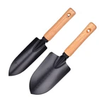  2 Pcs Garden Spade Gardening Tool Set Bonsai Tools Mini Rake Kit