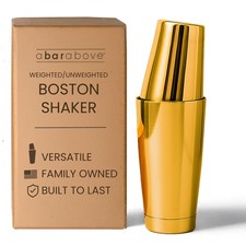 Professional Boston Shakers Set - 18oz Weighted  Unweighted Cocktail Shaker ...