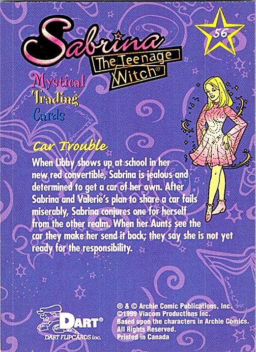 1999 Dart Sabrina The Teenage Witch - Pick Choose Your Cards - Picture 29 of 35