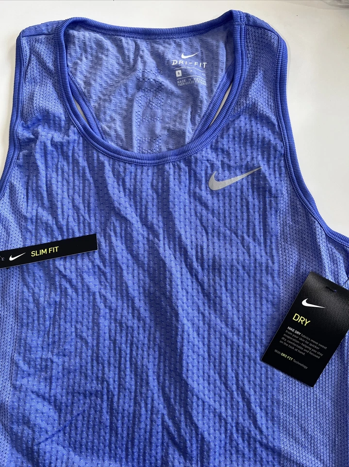 Camiseta sin mangas Nike Dri-Fit Infinite para mujer BV3909 500 talla M nueva Foto 4 de 4