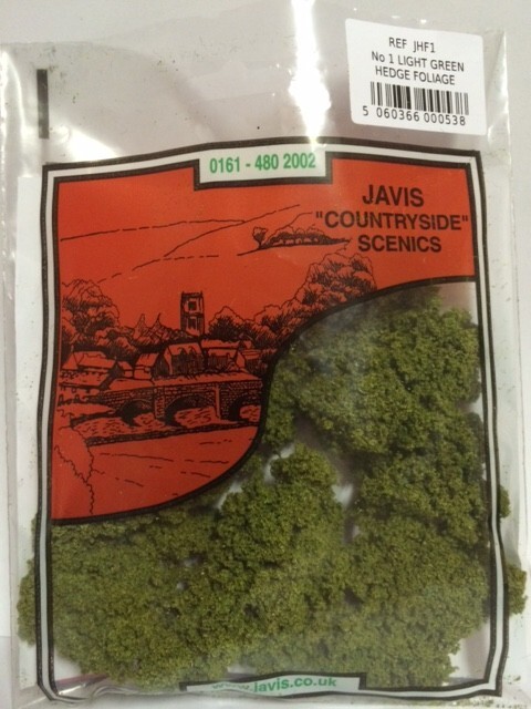 Javis Hedge Foliage Light Green Model Railway or Wargames (JHF1)