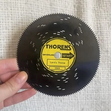 Thorens Switzerland 4 1/2" Disc Classic Show Tunes Music #1569 Lara’s Theme