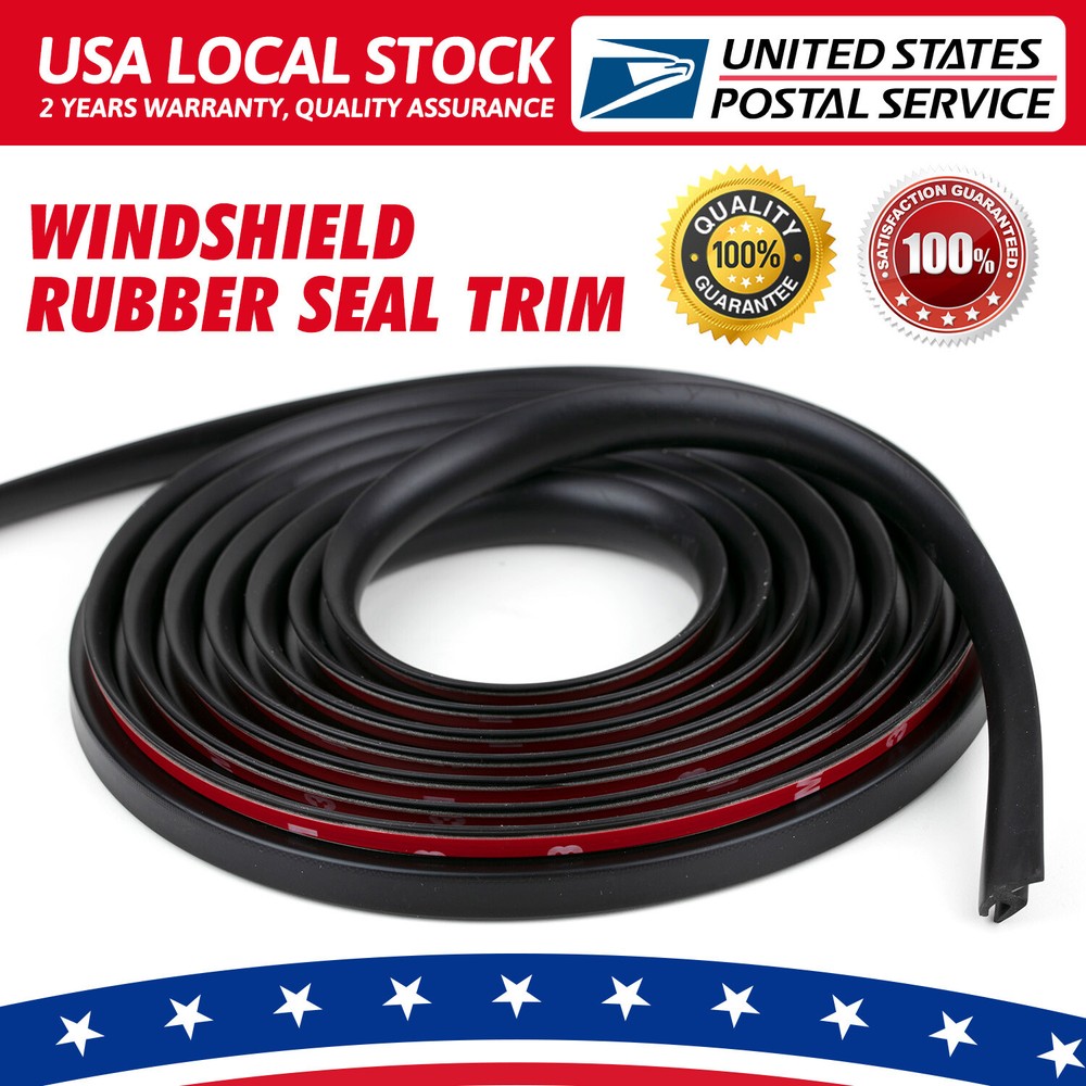 10FT Car Door Trunk Seal Strip H Shape Weather Strip Edge Decoration Accessories