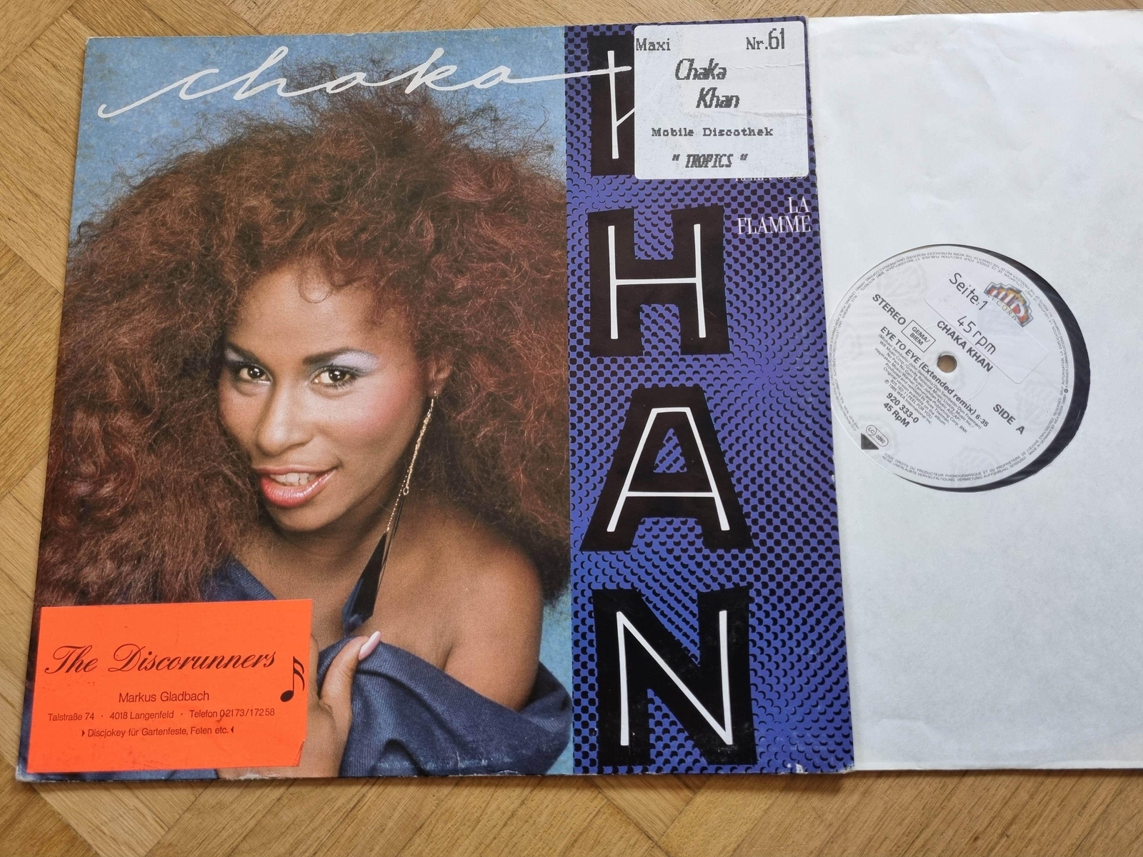 Chaka Khan - Eye To Eye (Extended Remix) 12'' Vinyl Maxi Germany