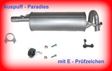 Endschalldämpfer Auspuff für VW Passat 3B 1.8 Typ 3B2 & 3B5 (B5) 92KW ab 96 +Kit