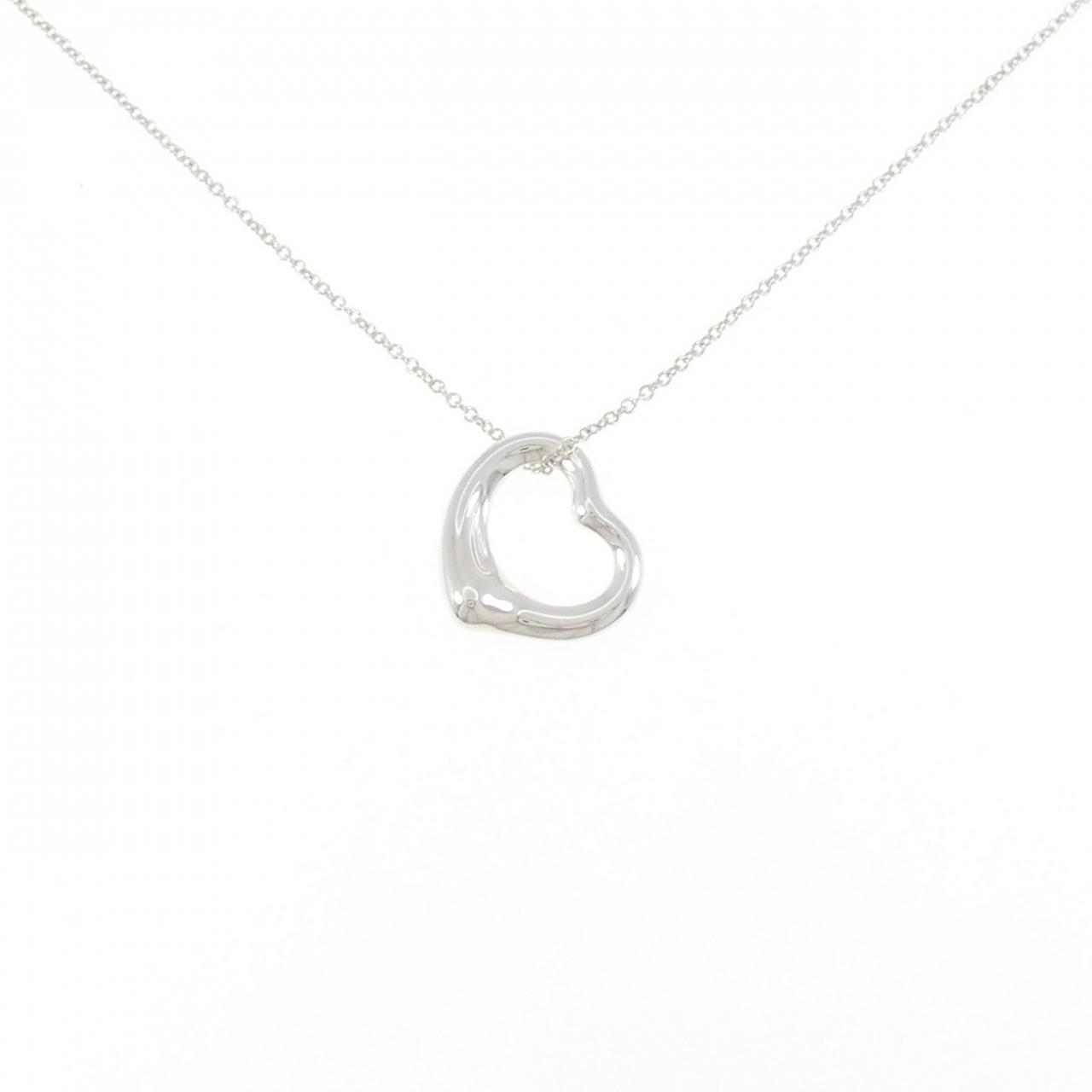Authentic Tiffany & Co. Open Heart Necklace  #260-007-489-8923