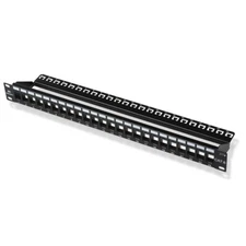 Cable Matters 24-Port Keystone Blank Patch Panel Rack Mount