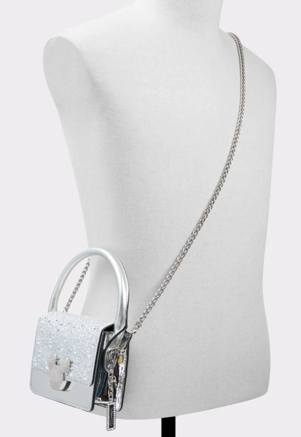 Bandolera ALDO Disney 100 asa superior. PLATA CLARA. Nuevo con etiquetas Foto 2 de 4