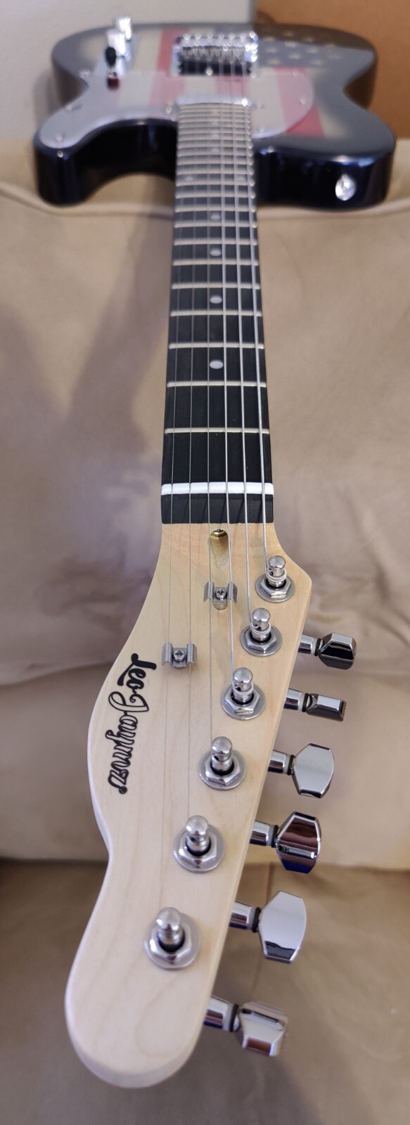 New Leo Jaymz Tele Full Size Single Cut Electric Guitar w/Amazing