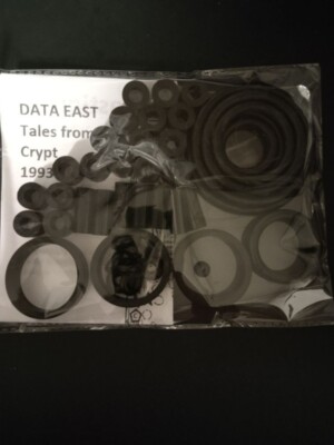 Kit élastiques Silicone Transparent Pour Flipper DATA EAST Tales From The Crypt - Neuf, Remplacement