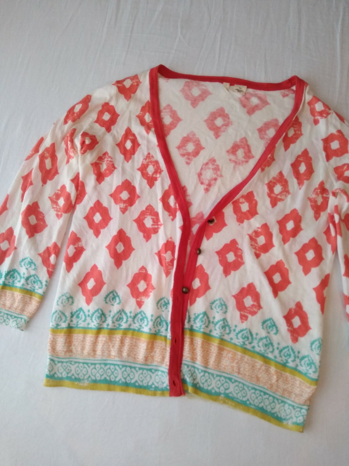 Moth Button Down Cardigan Size Medium - image 2