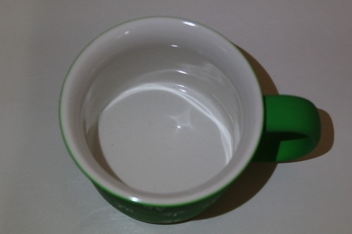 Eccolo Green Soft Finish Palm Tree 16 oz Ceramic Coffee Mug - Picture 6 of 8