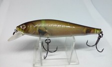 Vicious Herky Jerky Minnow Black/Gold AYU 4 1/4" Jerkbait/Stickbait Fishing Lure