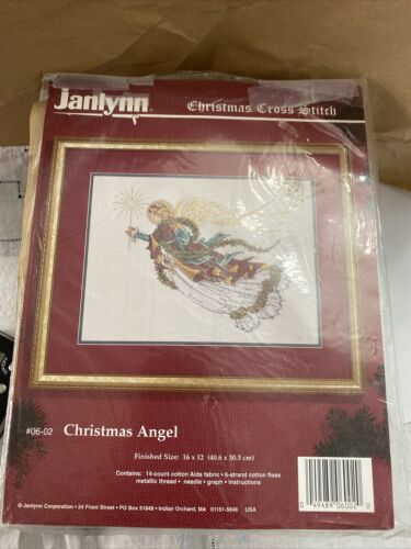 Janlynn Christmas Angel Christmas Cross Stitch Kit #06-02 Sealed New - Picture 1 of 5