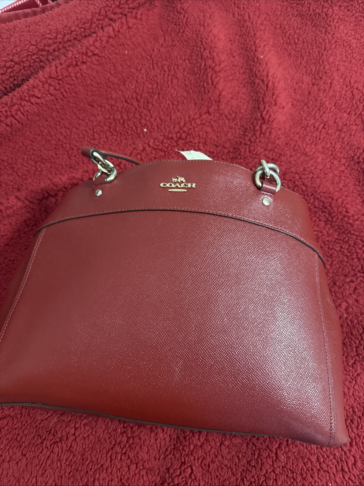 Coach XL Crossbody Purse in Signature Leather