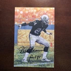 Willie Brown Signed Goal Line Art Card GLAC w/HOF Raiders PSA DNA AD61605