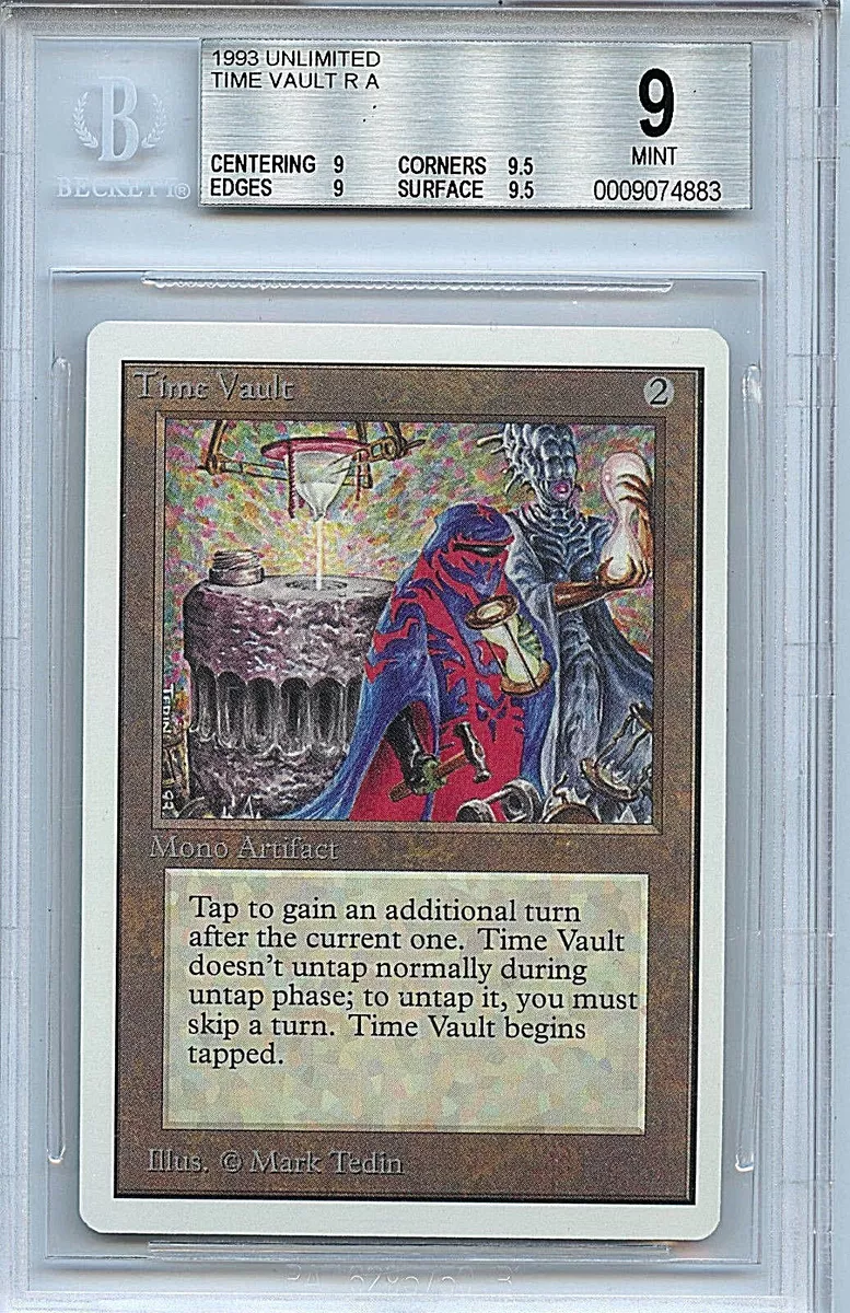 MTG CCG Unlimited Time Vault BGS 9.0 (9) Mint Card Magic the Gathering WOTC