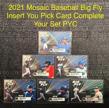 2021 Mosaic Baseball BIG FLY Insert You Pick Card Complete Your Set PYC
