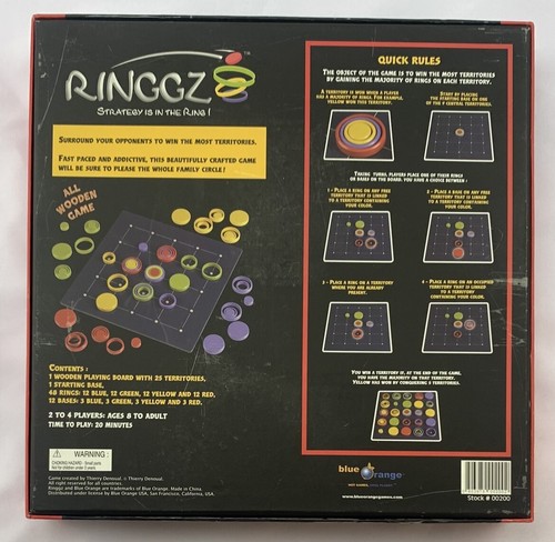 2005 Ringgz Board Game By Blue Orange Games Complete In Great Cond FREE SHIP EBay 2005 Ringgz Board Game By Blue Orange Games Complete In Great Cond FREE SHIP EBay