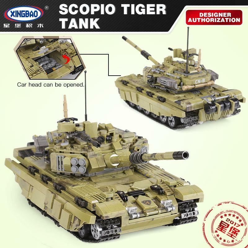 Xingbao Scorpion Tiger Tank 1386pcs Building Block Set New In Box