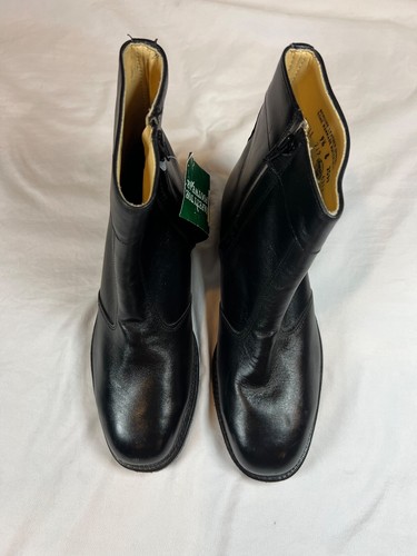 Stivali Iron Age uomo 9,5 Hypalon neri zip Union USA Safety Goodyear nuovi con etichette - Foto 8 di 15