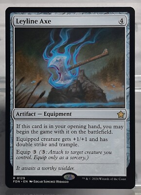 Magic - Leyline Axe - Rare/Artefakt - Magic:The Gathering Foundation - EN/NM