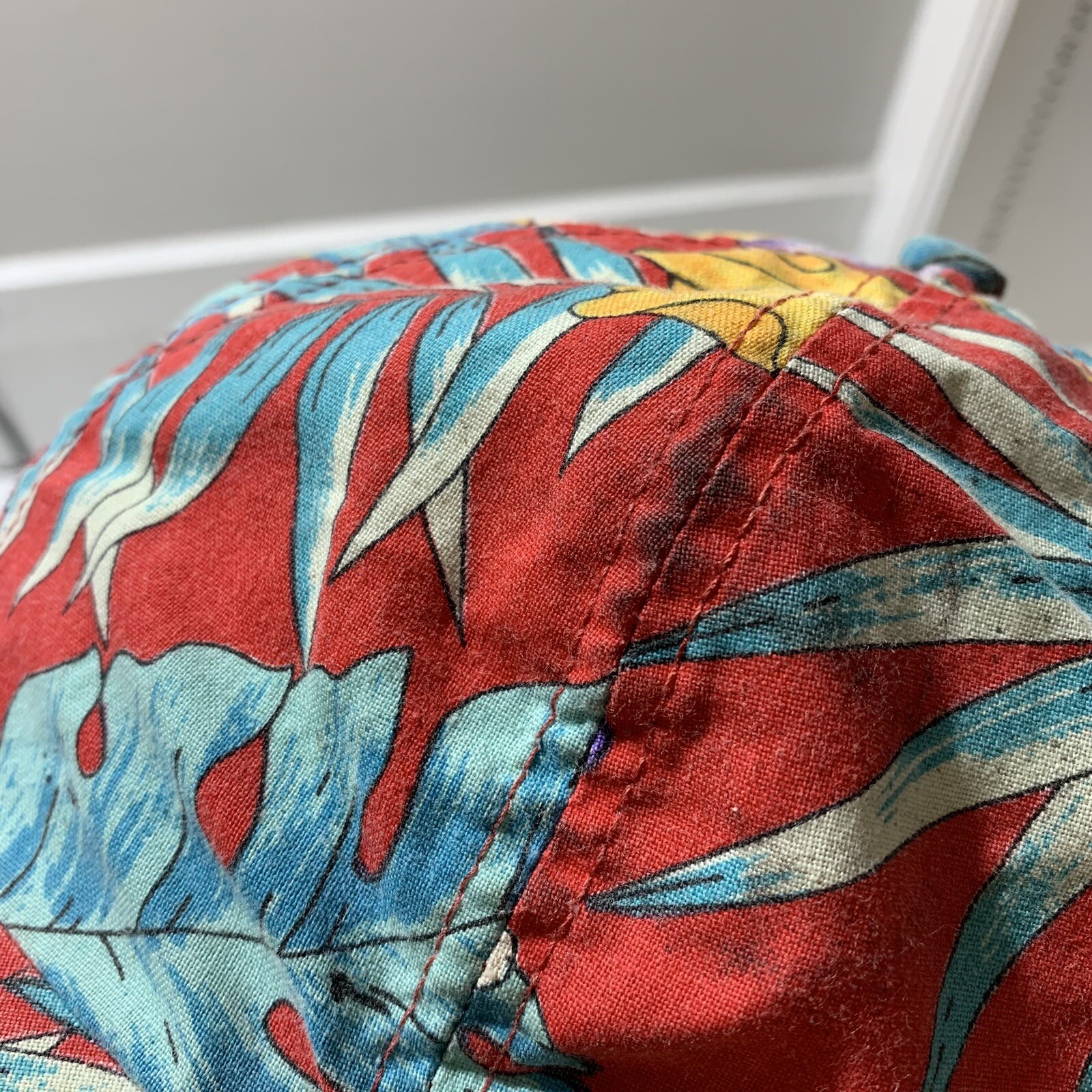 Vintage Snap on Tools Hawaii Cap Snap Back Tropical F… Gem