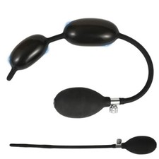 Inflatable Expander Dicks Penis Stretcher Dilator Plug with Pump Ball Men BDSM