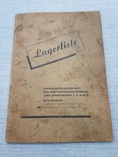DDR Lagerliste Ersatzteile Katalog Adler BMW Opel Wanderer Ford Motor Vergaser..