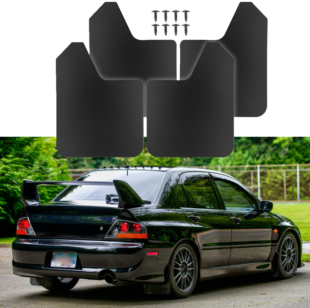 4PCS Splash Guards Mud Flaps Mudguards Mudflaps For Mitsubishi