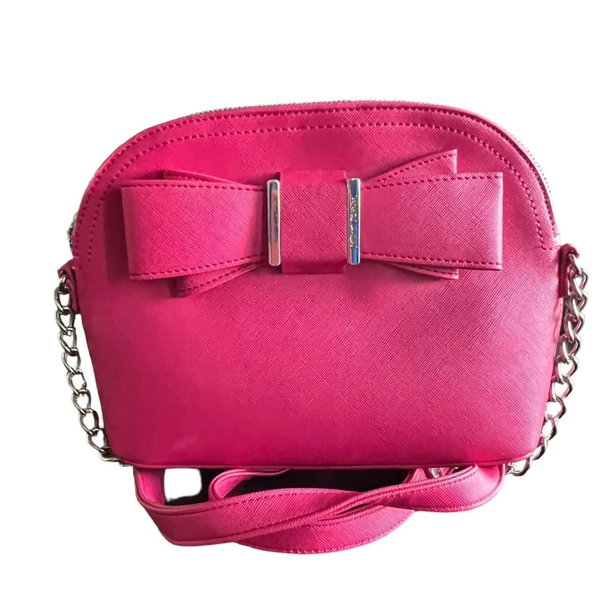 Betsey Johnson Pink Bow Crossbody Factory Sale head.hesge.ch