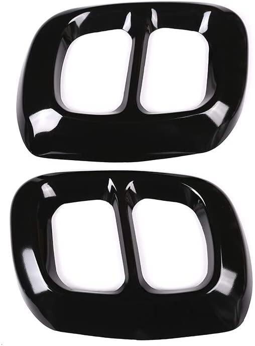 Black Exhaust Muffler Tips Tail Pipe Cover Trim For Benz GLA X156 GLB