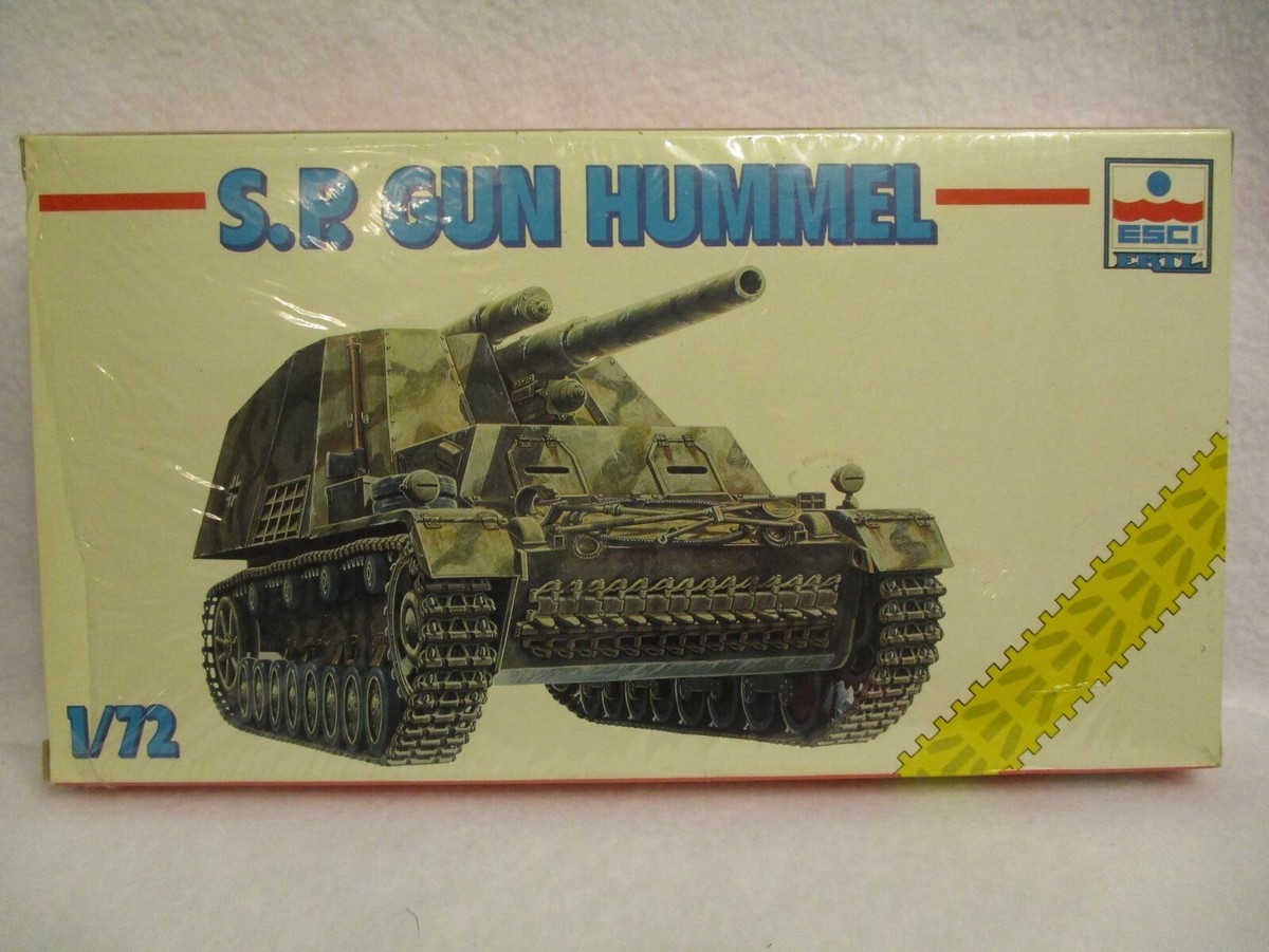ESCI Ertl German S.P. Gun Hummel Complete Model Kit SEALED 1