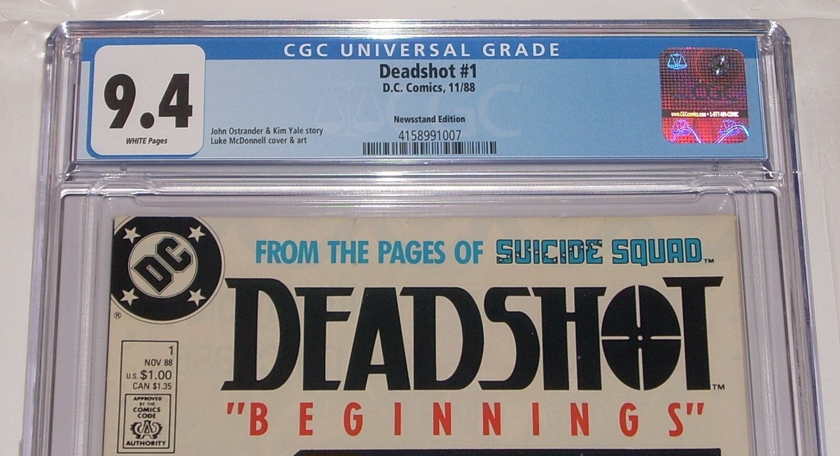 DC Comics Deadshot Beginnings 1 CGC 9.4 NEWSSTAND Batman