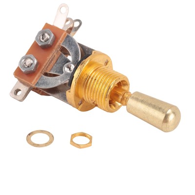 Knightsbridge 2-Wege Kippschalter Messing Gebürstet - Flachdesign Für Moderne Installation