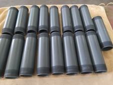 Lot Of 17 PVC 2" x 8" Schedule 80 Nipple Male Pipe Thread Both Ends
