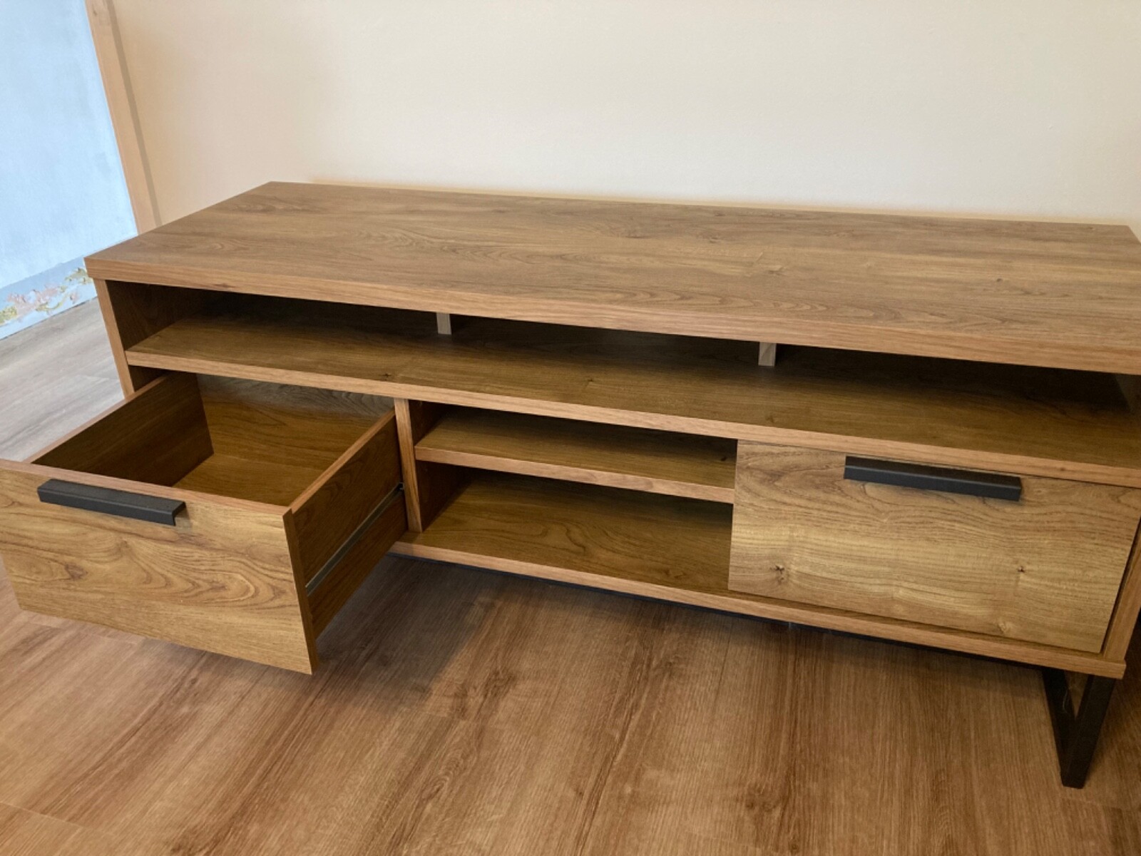 Wood Television Storage Entertainment Unit eBay