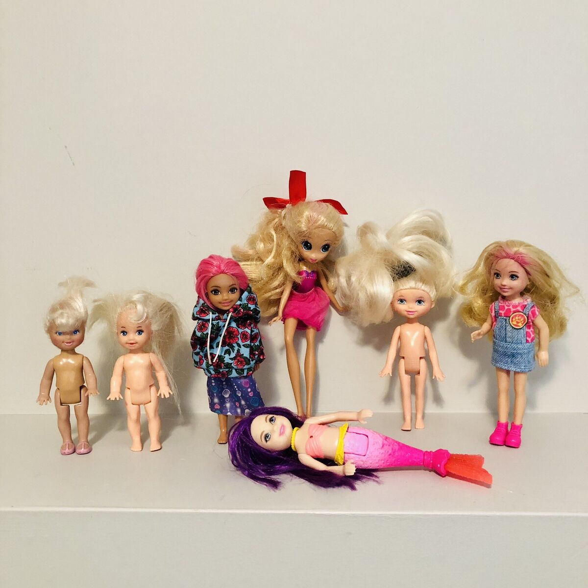 Mattel Barbie Little Sister Kelly Doll Friends Siblings Assorted ...