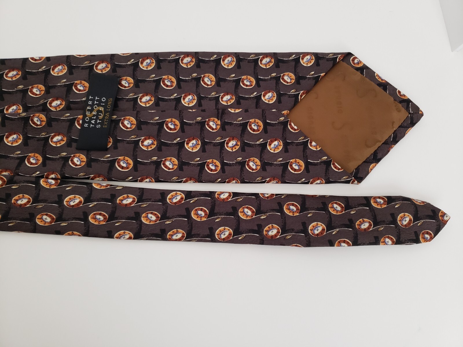 Men Robert Talbott Studio extra long tie, hand se… - image 3